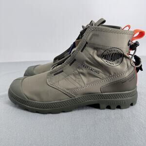 Palladium Pampa Travel Lite Dusky Green‎ Womens 8.5 Combat Boots LiteTech